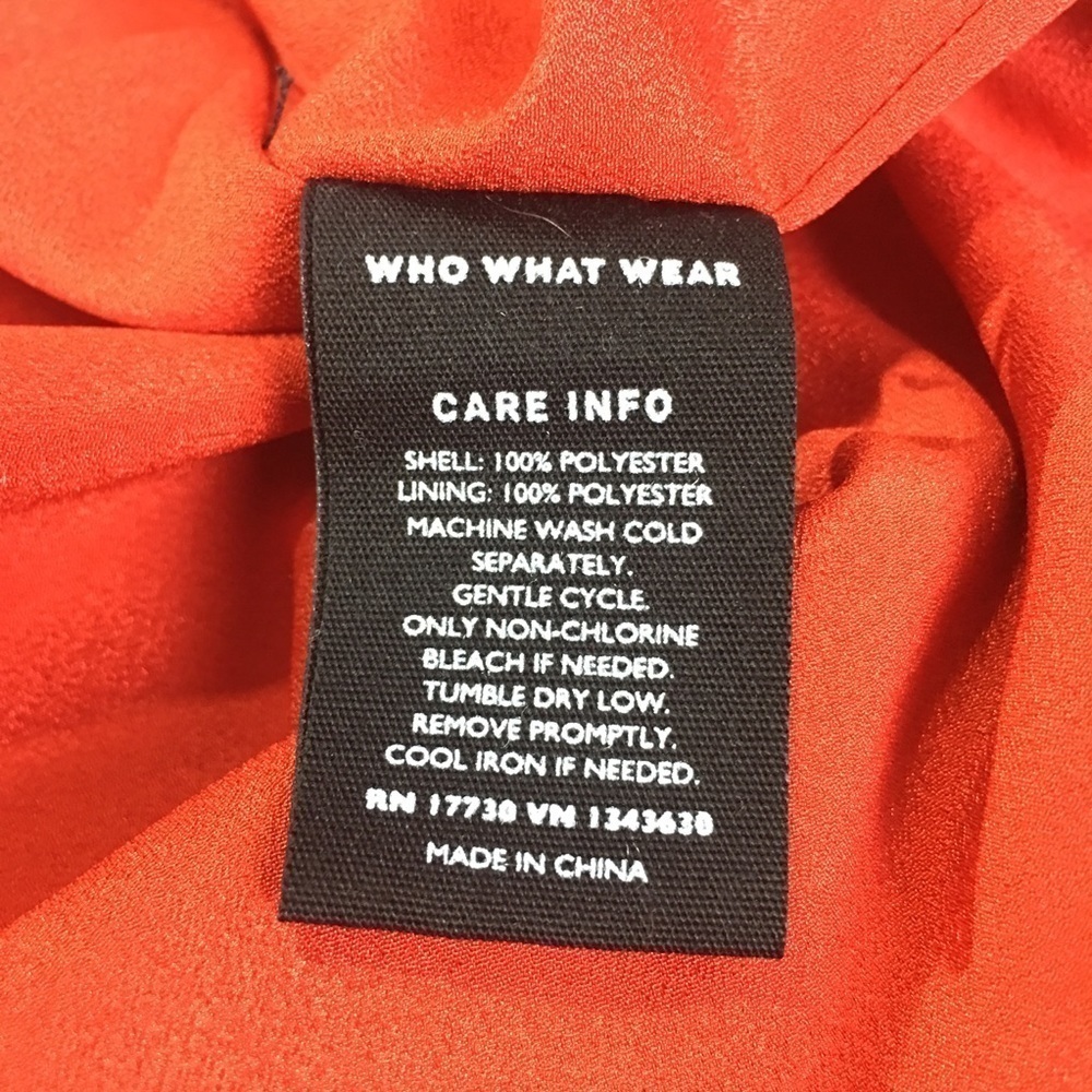 Romantic Who What Wear floral maxi dress in a vibrant red-orange shade with pink - Picture 6 of 8
